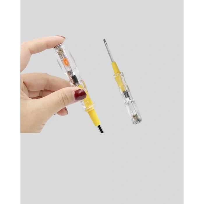 VipMarketim Neon Işıklı Elektrik Kontrol Kalemi