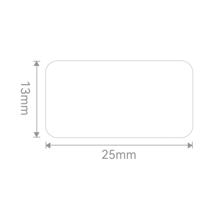 VipMarketim NIIMBOT EW25 Etiket 25mm x 13mm Low Temperature (-80°C) 390 etiket/rulo (M2)(1923)