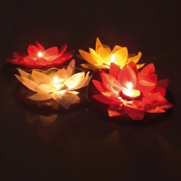VipMarketim Nilüfer Çiçeği Su Feneri