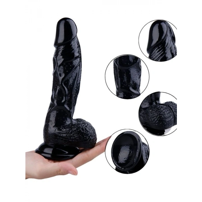 VipMarketim Noctis 22,5cm Siyah Dildo No:13