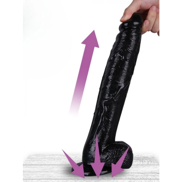 VipMarketim Noctis 30cm Siyah Dildo No:39