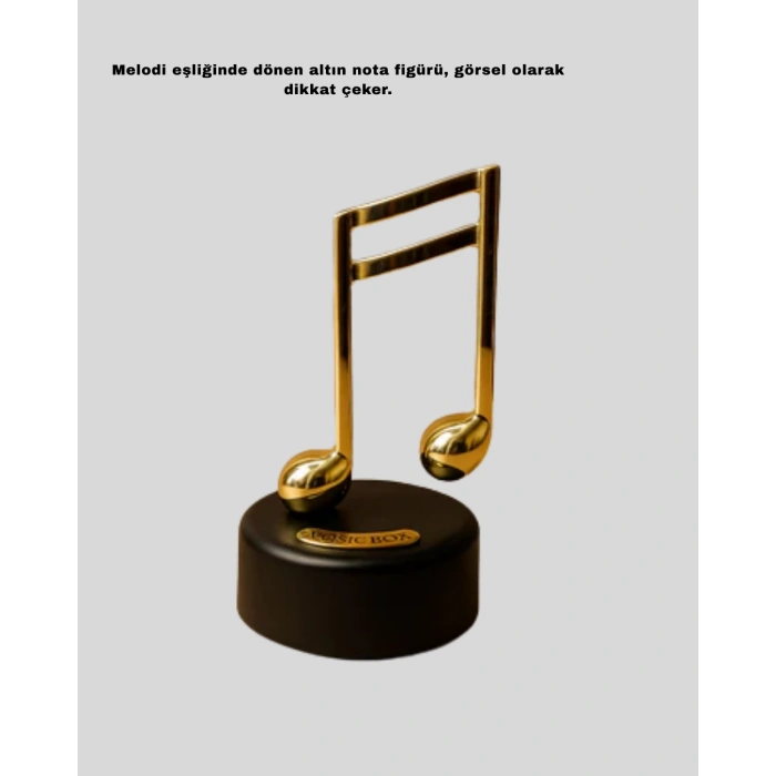 VipMarketim Nota Figürü Müzik Kutusu Melodious Model