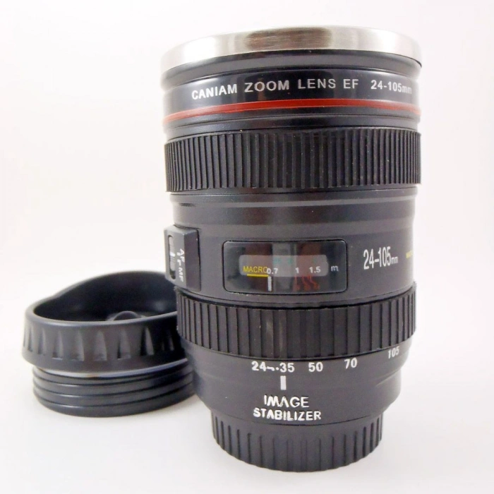 VipMarketim Objektif Görünümlü Termos Bardak