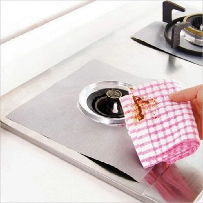 VipMarketim Ocak Koruyucu Alüminyum Ped Seti