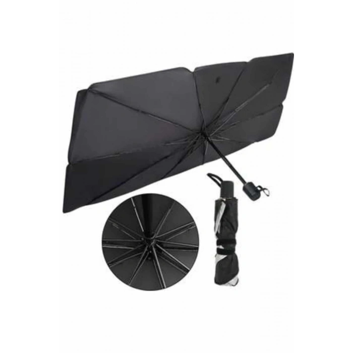 VipMarketim Ön Cam Güneşlik Şemsiye Tüm Araçlar İçin Araba Katlanabilir Güneşlik