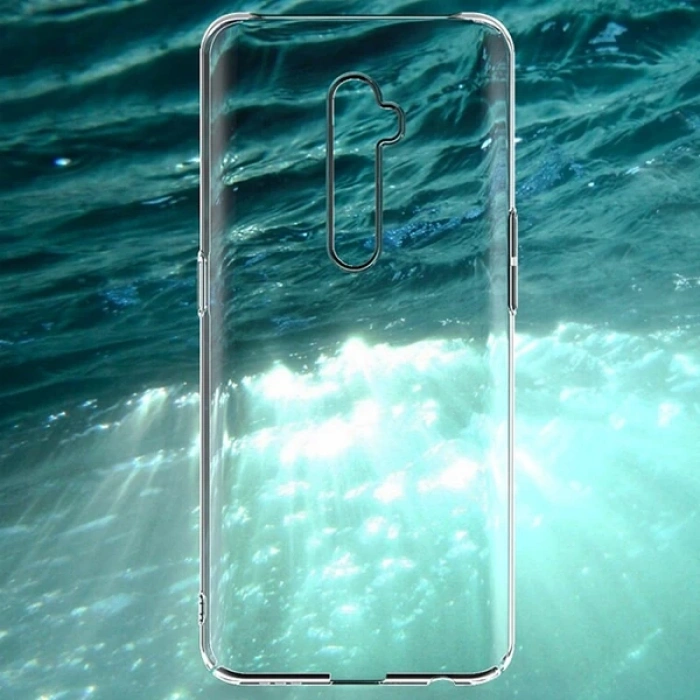 VipMarketim OPPO Reno 2 Ultra Slim Fit Şeffaf Silikon Kılıf-(5775)