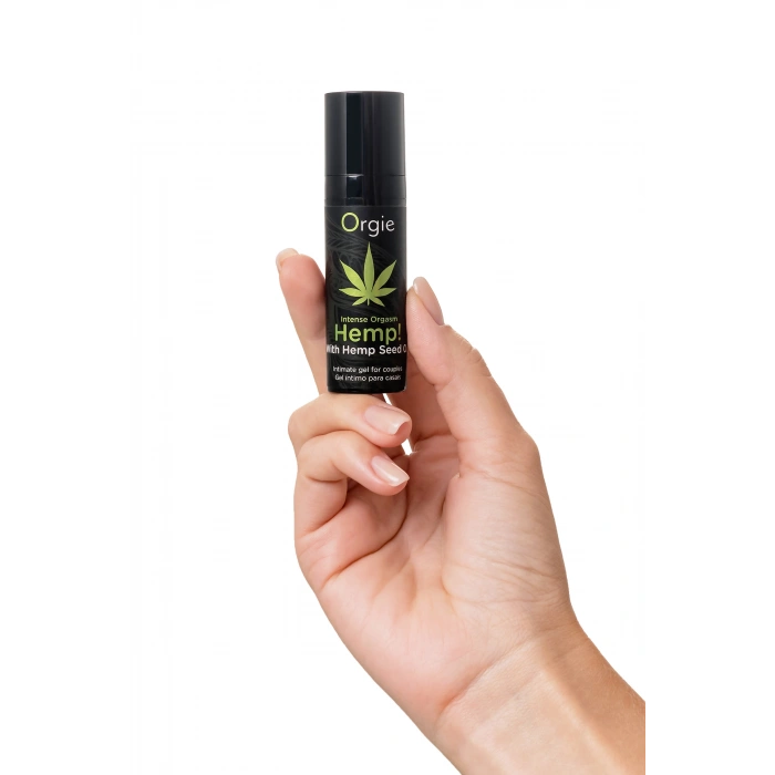 VipMarketim Orgie Hemp Intense Orgasm – Yoğun Uyarıcı Etkili Masaj & Uyarıcı Kenevir Özlü Jel 15 Ml