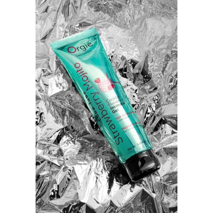 VipMarketim Orgie Lube Tube Cocktail Strawberry Mojito – Çilek Mojito Aromalı Kayganlaştırıcı Jel Ml (Kod:100)