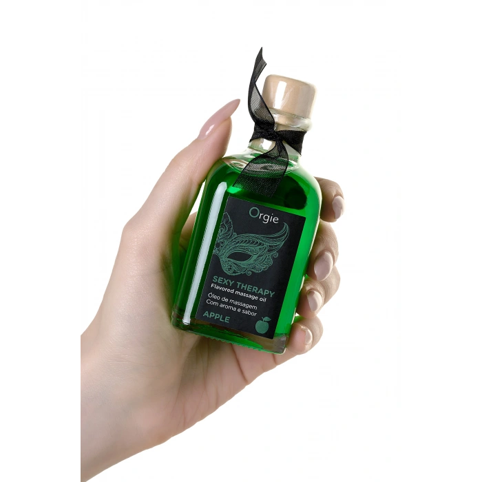 VipMarketim Orgie Sexy Therapy Apple – Elma Aromalı Güçlendirici ve Uyarıcı Yenilebilir Masaj Yağı 150 ml