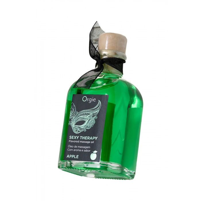 VipMarketim Orgie Sexy Therapy Apple – Elma Aromalı Güçlendirici ve Uyarıcı Yenilebilir Masaj Yağı 150 ml