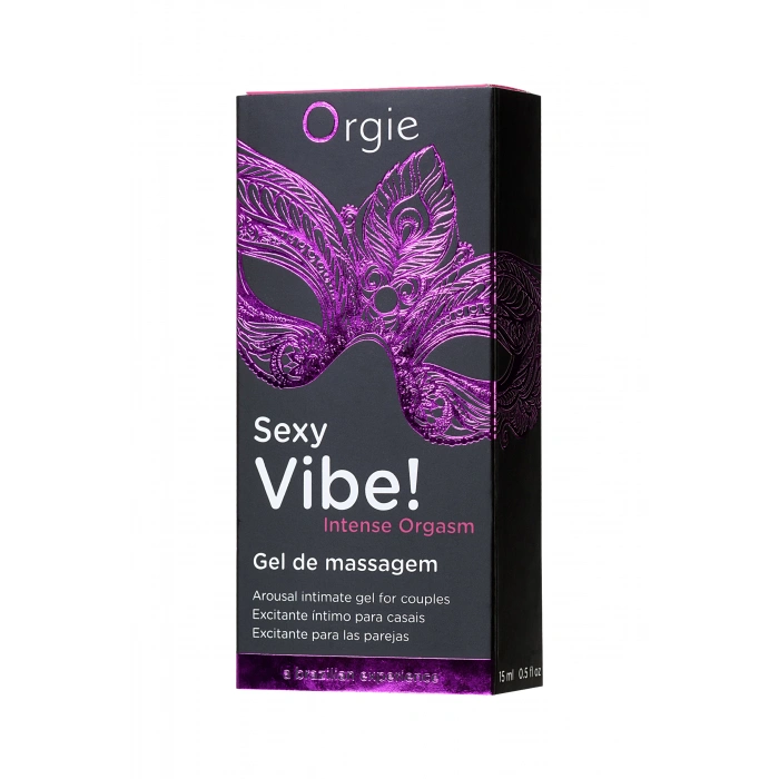 VipMarketim ORGİE Sexy Vibe Intense Isınma ve Soğutma Etkisi Olan Orgasm Masaj Jeli, 15 ml