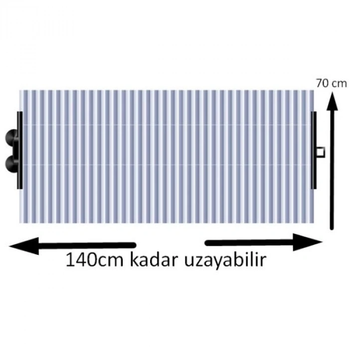 VipMarketim Otomatik Makaralı Oto Ön Cam Güneşlik