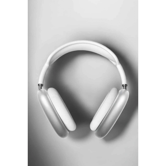 VipMarketim P9 Air Max Kablosuz 5.0 Mikrofonlu Bluetooth Kulaklık Beyaz Yüksek Ses Kaliteli