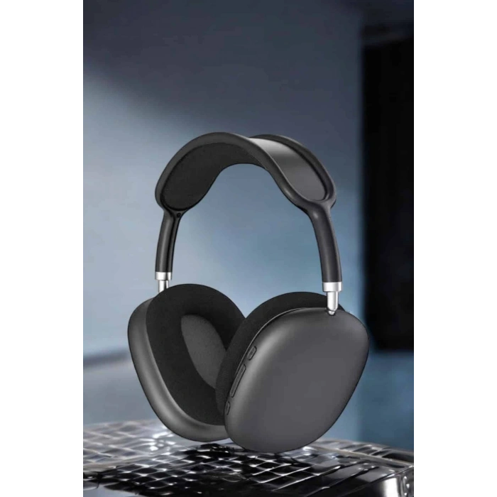 VipMarketim P9 Plus Hi-fi Ses Kalitesi Ayarlanabilir Mikrofonlu Bluetooth Kulaklık Siyah
