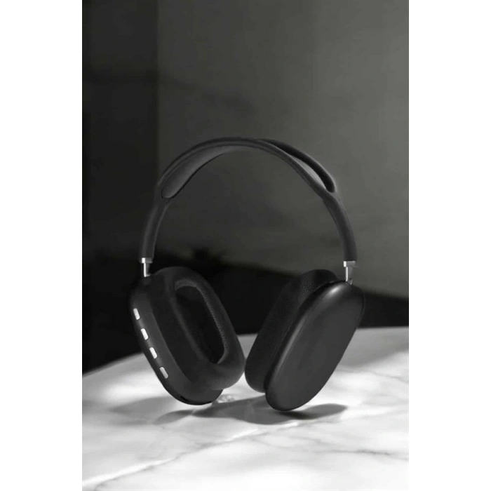 VipMarketim P9 Plus Kulaklık Siyah Bluetooth Bağlantılı Kulak Üstü Kablosuz