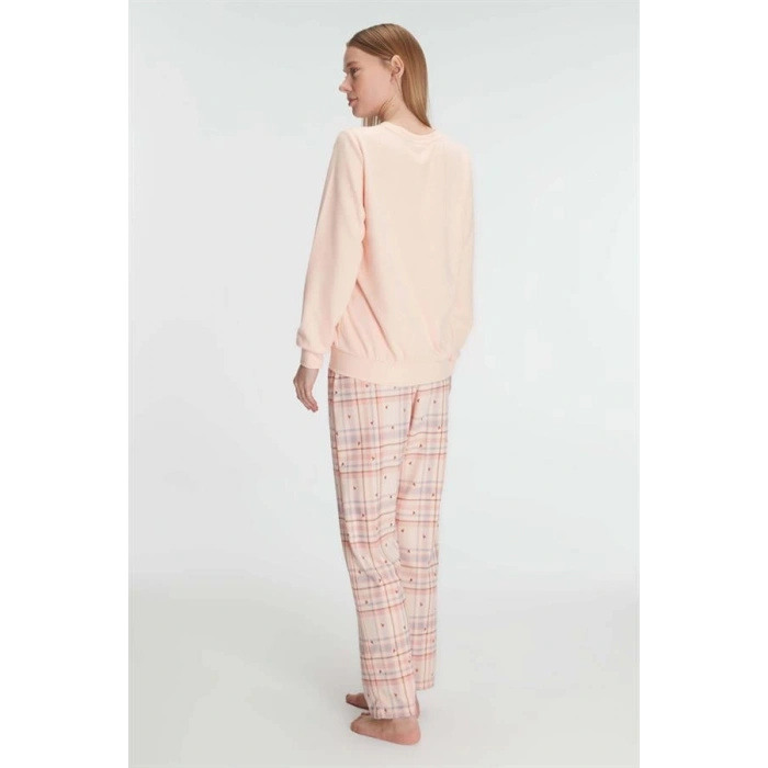 VipMarketim  Pamuklu Kışlık Uzun Kol Kadın Pijama Takım