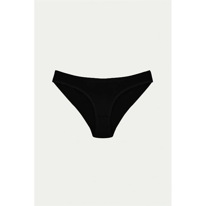 VipMarketim  Pamuklu Siyah Beyaz Ten Rengi 3lü Külot