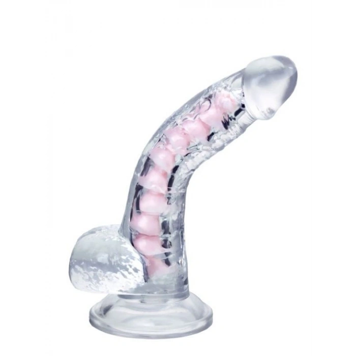 VipMarketim Paret Kıkırdaklı Jel Dildo 18 cm