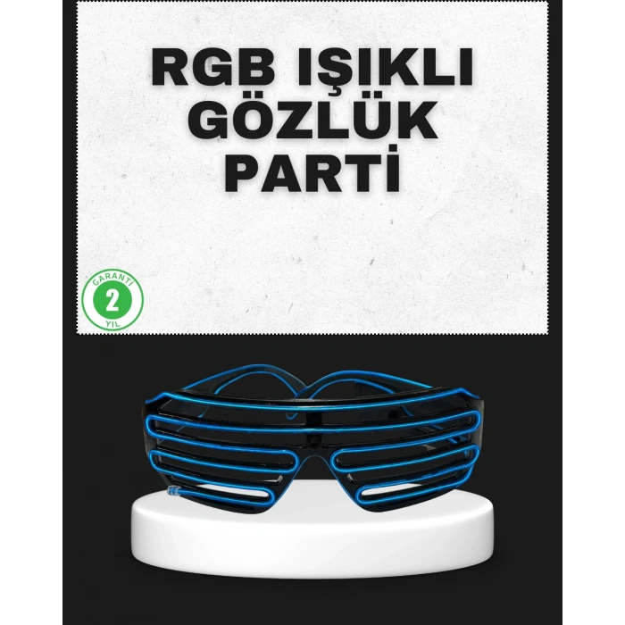 VipMarketim Parti ve Organizasyonlara Özel LED Işıklı Gözlük