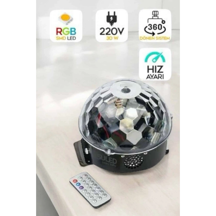 VipMarketim Partiler İçin Taşınabilir Işık Gösterisi ve Efekt Cihazı