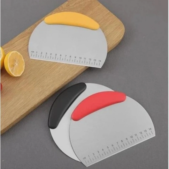 VipMarketim Paslanmaz Çelik Hamur Kesme ve Şekillendirme Spatulası