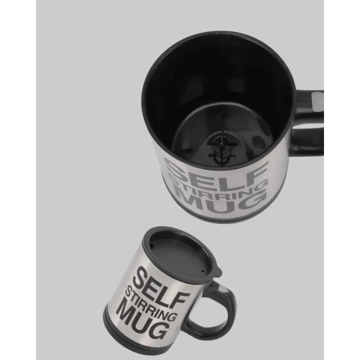 VipMarketim Paslanmaz Çelik Kendi Kendini Karıştıran Akıllı Kupa – Isı Yalıtımlı