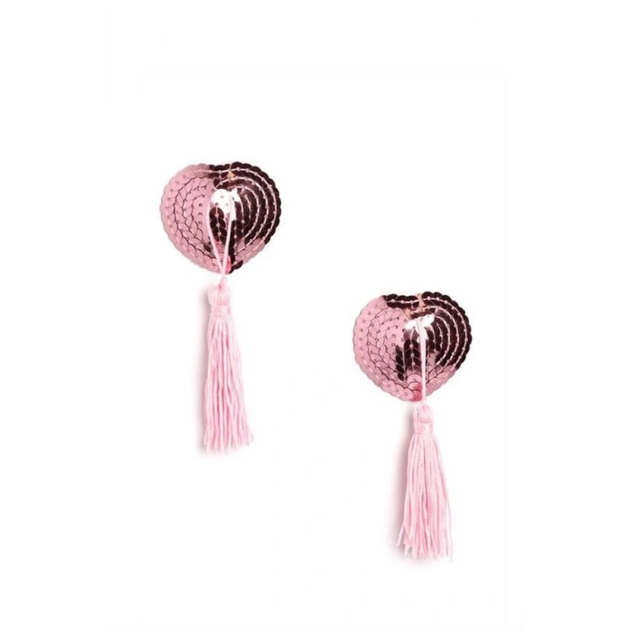 VipMarketim Pembe Püsküllü Fantezi Göğüs Ucu Kapatıcı