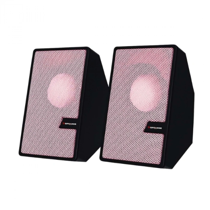 VipMarketim Pembe USB 2.0 + 3.5mm USB Hoparlör