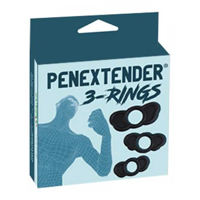 VipMarketim Penextender® 3 Rings 3´lü Penis Halka Seti