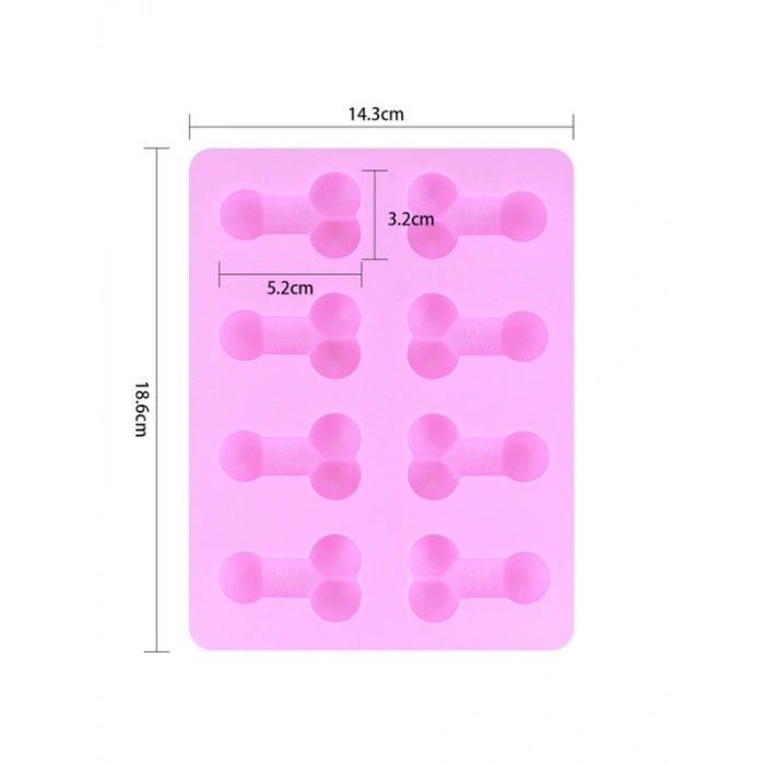 VipMarketim Penis Şeklinde Silikon Buz Kalıbı