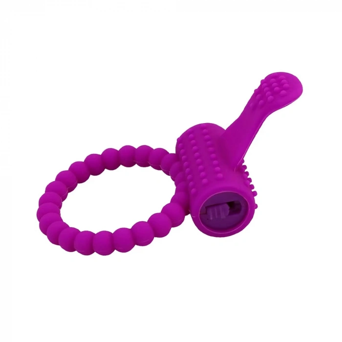 VipMarketim Penix Dilli Klitoris Uyarıcılı Noktalı Esnek Penis Halkası