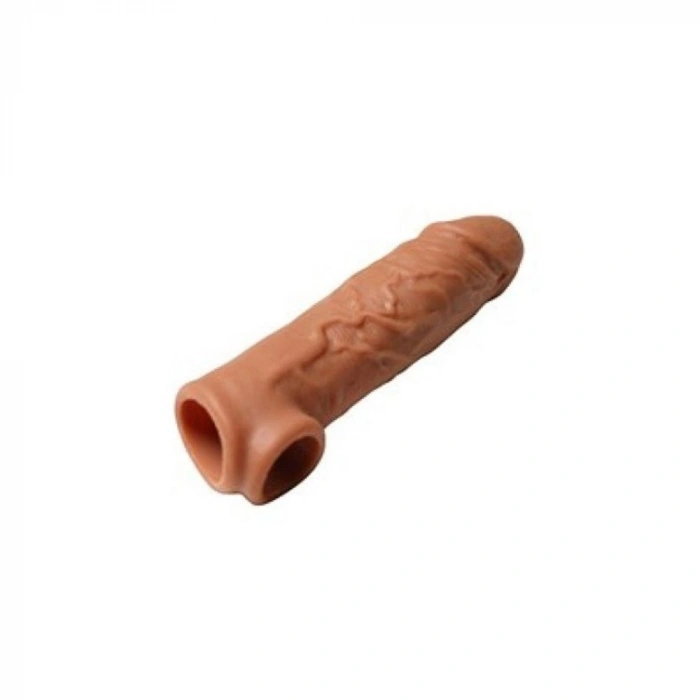 VipMarketim Penix Uzatmalı Testis Halkalı Penis Kılıfı