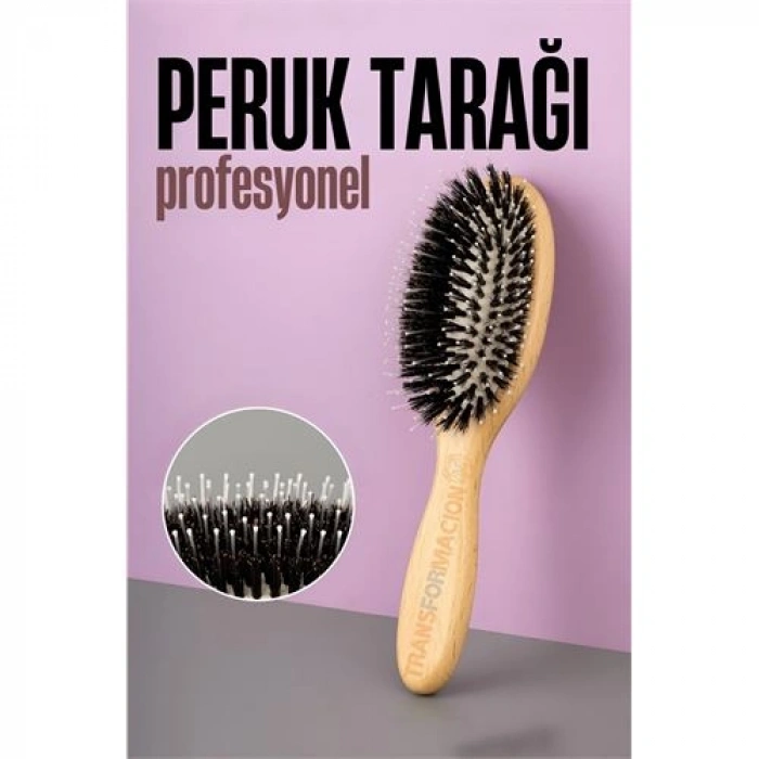 VipMarketim Peruk Tarağı - Peruk Bakım Tarağı Ahşap