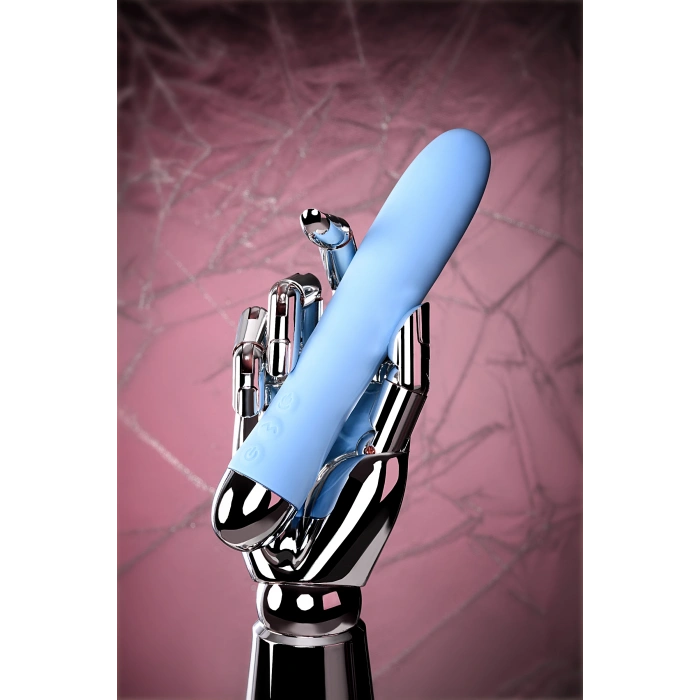 VipMarketim PHYSİCS FAHRENHEİT Titreşimli Toplu Isıtmalı Vibratör, silikon, cam göbeği, 19 cm