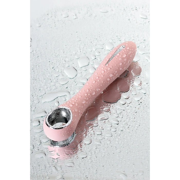 VipMarketim Physi̇cs Galvani̇ Vi̇be Elektro Vibratör, Silikon, Pembe, 21 Cm