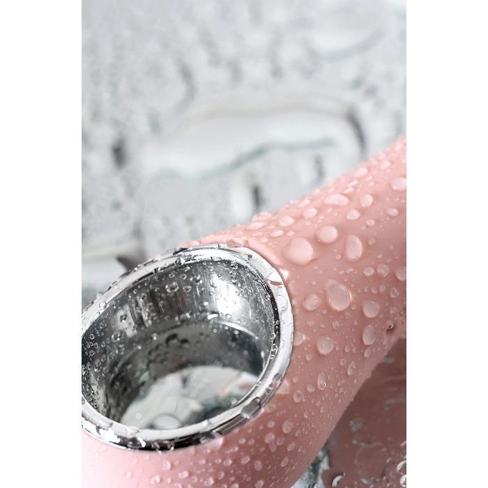 VipMarketim Physi̇cs Galvani̇ Vi̇be Elektro Vibratör, Silikon, Pembe, 21 Cm