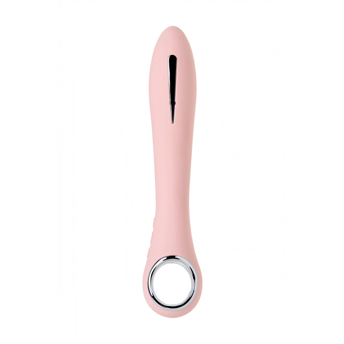 VipMarketim PHYSİCS GALVANİ VİBE Elektro Vibratör, silikon, pembe, 21 cm