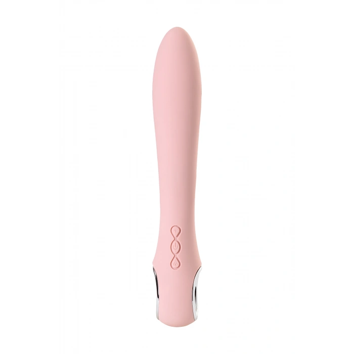 VipMarketim Physi̇cs Galvani̇ Vi̇be Elektro Vibratör, Silikon, Pembe, 21 Cm