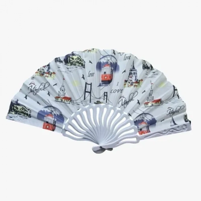 VipMarketim Plastik Kumaş Yelpaze 12li İstanbul