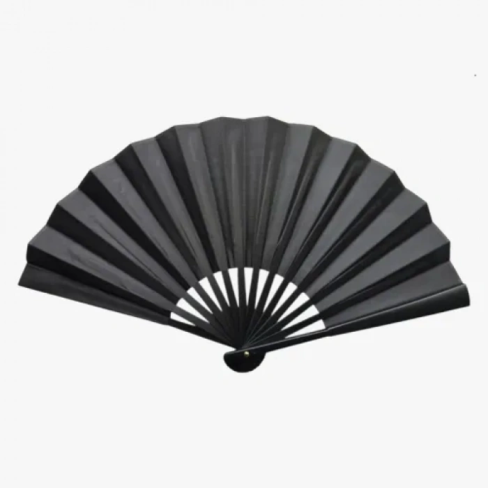 VipMarketim Plastik Kumaş Yelpaze 12li Siyah