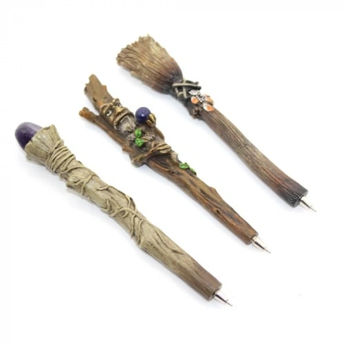 VipMarketim Polyester Tükenmez Kalem Ağaç Temalı