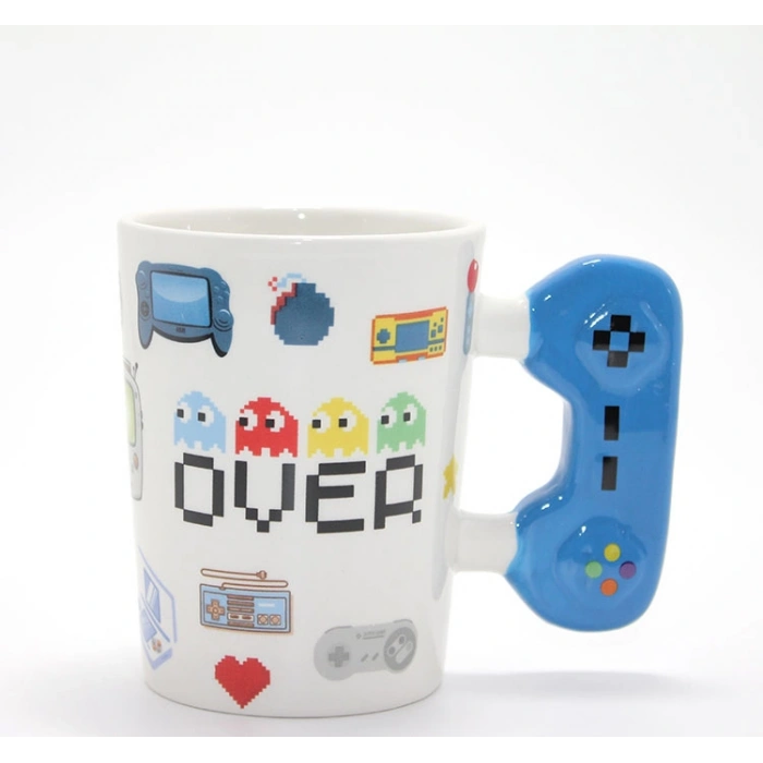 VipMarketim Porselen Game Over Kupa Bardak