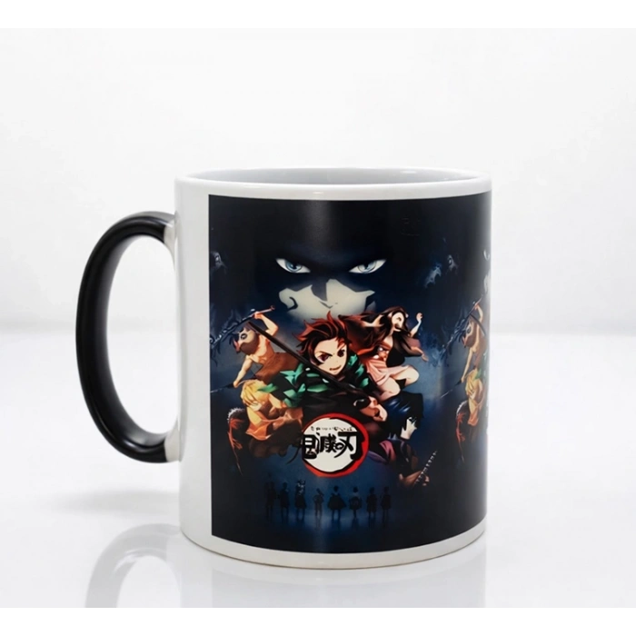 VipMarketim Porselen Renk Değiştiren Demon Slayer Kupa Bardak - Model 2