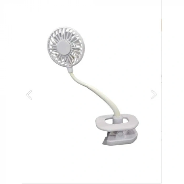 VipMarketim Portatif Işıklı Mini Klipsli Fan