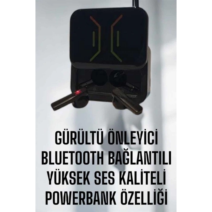 VipMarketim Powerbankli Bluetooth Kulaklık Yüksek Ses Kaliteli Kablosuz