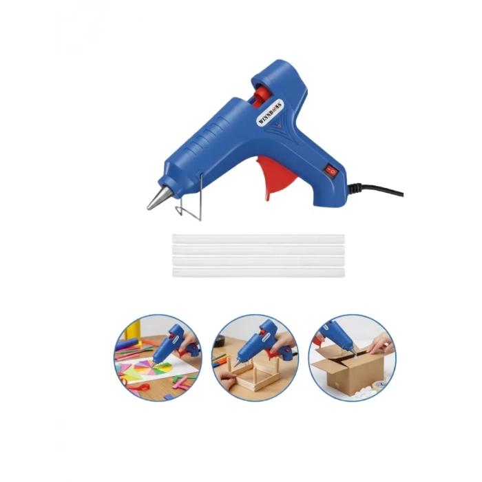 VipMarketim Pratik Kullanımlı 60 W Silikon Tabancası 11 mm Silikon Uyumlu 5 Silikon