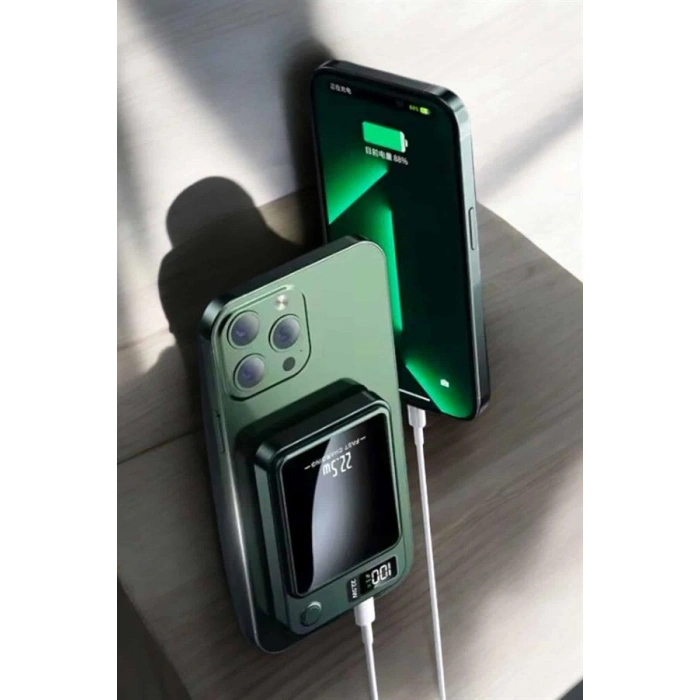 VipMarketim Pratik ve Taşınabilir 10.000 mAh Wireless Powerbank Hızlı Şarj Avantajı