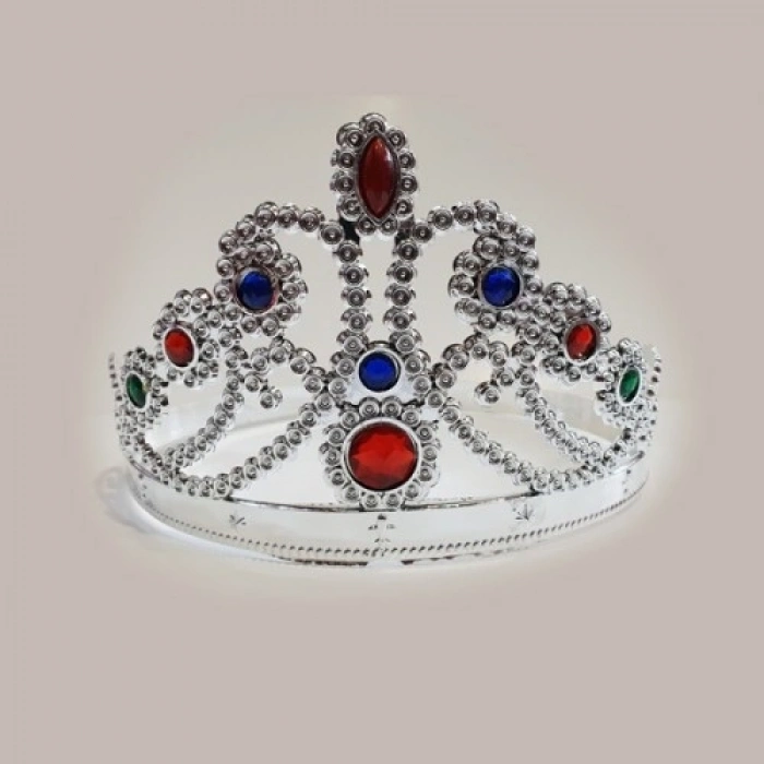 VipMarketim Prenses Parti Tacı Gümüş Rengi 1 Adet