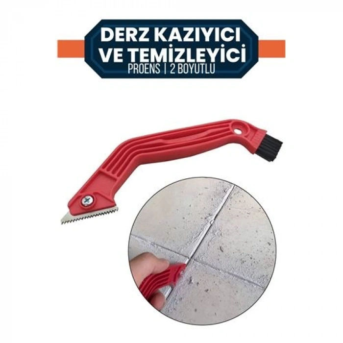 VipMarketim Proens 2 Boyutlu Derz Kazıyıcı ve Temizleyici