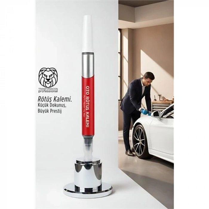 VipMarketim Profesyonel Beyaz Araç Rötüş Kalemi - Kusursuz Çizik Giderme & Parlak Yüzey Yenileyici (5 ml)